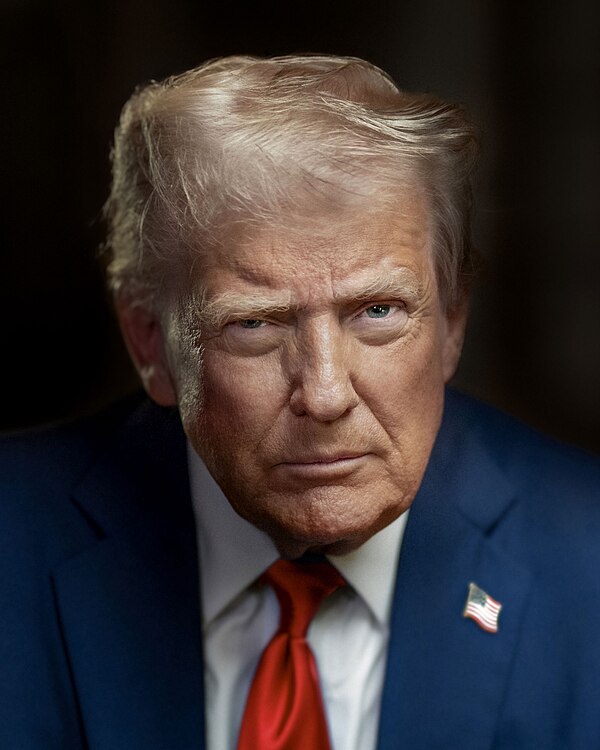 Official portrait of Donald J. Trump